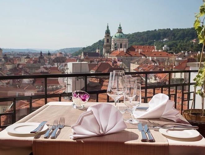 romantic restaurants in prague